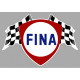 FINA Flags Sticker vinyle laminé