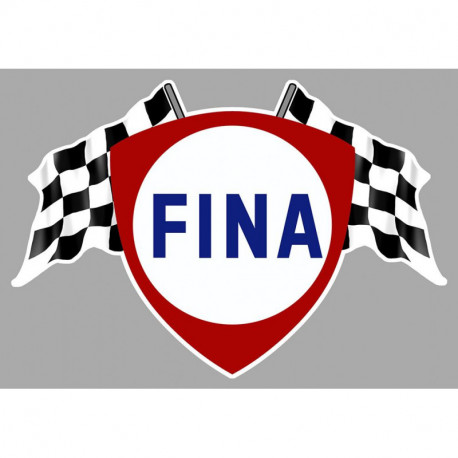 FINA Flags Sticker vinyle laminé