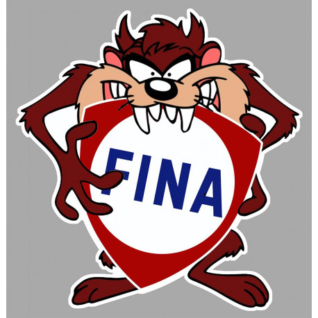 FINA TAZ Laminated  decal