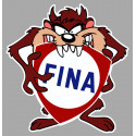 FINA TAZ Laminated  decal