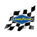 GOOD YEAR  Right Flag Laminated decal