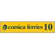 corsica ferries Millésime 2010  Sticker vinyle laminé