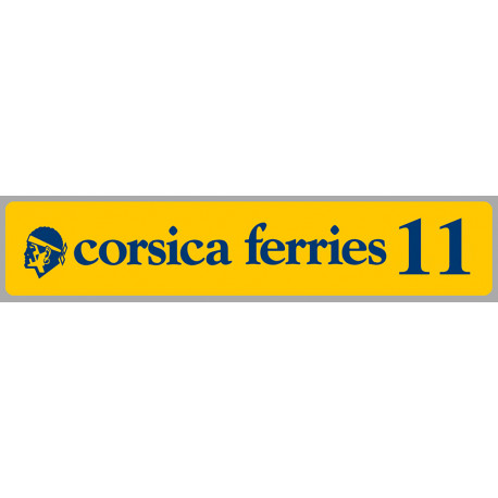 corsica ferries Millésime 2019  Sticker vinyle laminé