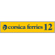 corsica ferries Millésime 2019  Sticker vinyle laminé