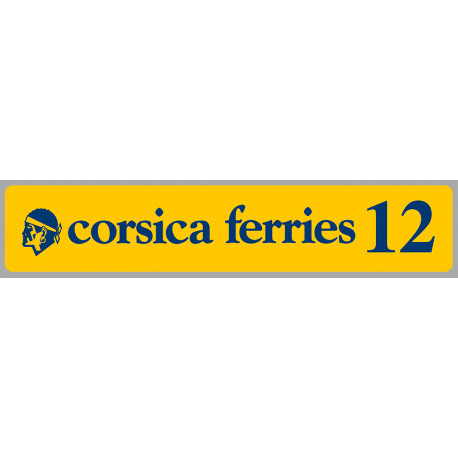 corsica ferries 2019 Laminated decal