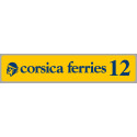 corsica ferries Millésime 2012  Sticker vinyle laminé