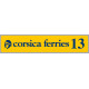 corsica ferries Millésime 2019  Sticker vinyle laminé