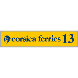 corsica ferries Millésime 2019  Sticker vinyle laminé