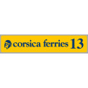 corsica ferries Millésime 2013  Sticker vinyle laminé