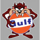 GULF TAZ Sticker vinyle laminé