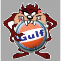 GULF TAZ laminated decal