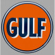 GULF  Sticker vinyle laminé