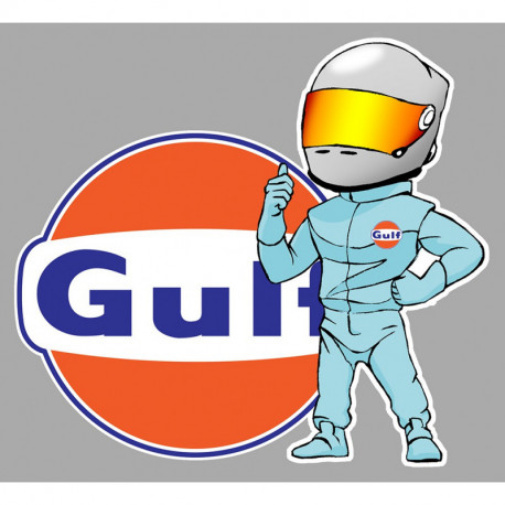 GULF right Pilot laminated decal