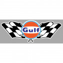 GULF Flags laminated decal