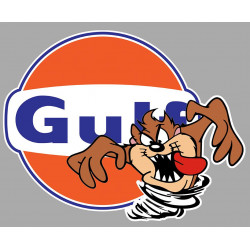 GULF TAZ droit Sticker vinyle laminé