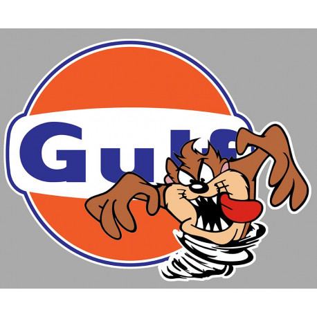 GULF right TAZ laminated decal