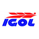 IGOL  laminated decal