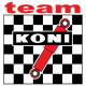 KONI Team laminated decal