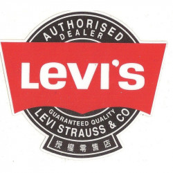 LEVI'S LEVI STRAUSS DEALER  Sticker  vinyle laminé