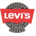 LEVI'S LEVI STRAUSS DEALER laminated decal
