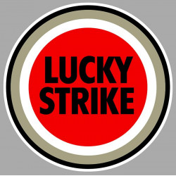 LUCKY STRIKE laminated decal