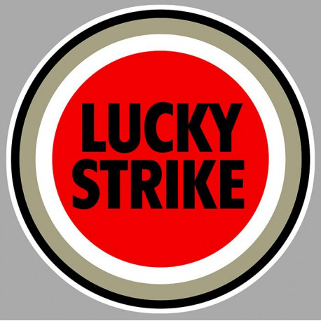 LUCKY STRIKE  Sticker  vinyle laminé