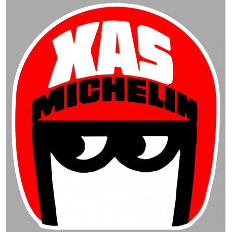 MICHELIN  XAS left laminated vinyl decal