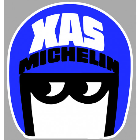 MICHELIN  XAS left laminated vinyl decal