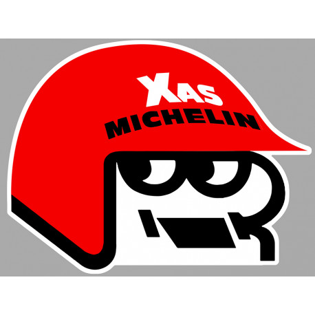 MICHELIN  XAS Sticker gauche vinyle laminé