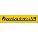 corsica ferries Millésime 1999  Sticker vinyle laminé