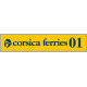 corsica ferries 2001 Laminated decal