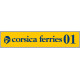 corsica ferries Millésime 2001  Sticker vinyle laminé