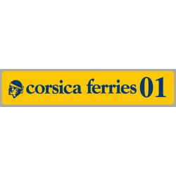 corsica ferries 2001 Laminated decal