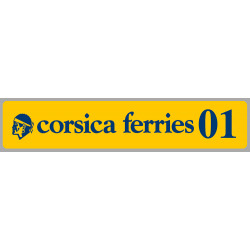 corsica ferries Millésime 2001  Sticker vinyle laminé