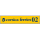 corsica ferries Millésime 2002  Sticker vinyle laminé