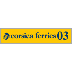 corsica ferries Millésime 2003  Sticker vinyle laminé