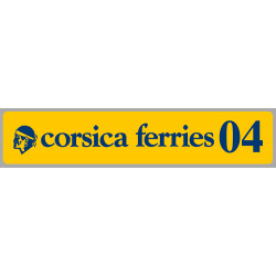 corsica ferries Millésime 2004  Sticker vinyle laminé