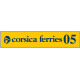 corsica ferries Millésime 2005  Sticker vinyle laminé