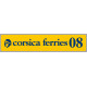 corsica ferries Millésime 2008  Sticker vinyle laminé