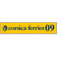 corsica ferries Millésime 2009  Sticker vinyle laminé