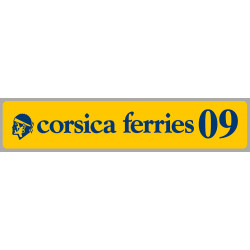 corsica ferries Millésime 2009  Sticker vinyle laminé