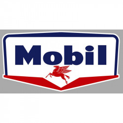 MOBIL  Laminated decal