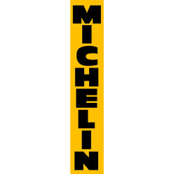 MICHELIN  laminated vinyl decal