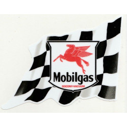 MOBILGAS right Flag Laminated decal