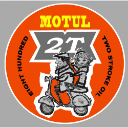 MOTUL 2T Scooter Laminated decal