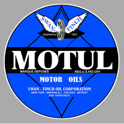 MOTUL  (1937)  Sticker vinyle laminé