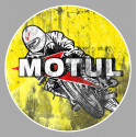 MOTUL  " vieilli " Sticker  vinyle laminé