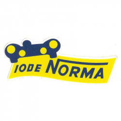 NORMA laminated decal