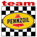 PENNZOIL TEAM  Laminated decal