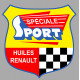 Huile Speciale Sport Sticker vinyle laminé